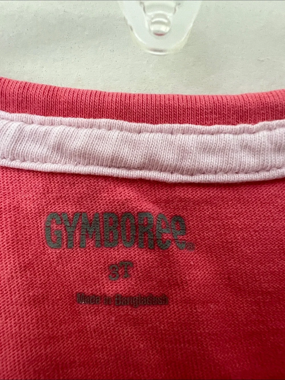 Gymboree Coral Pink Long-Sleeve Tee with Pink Tulle Hem